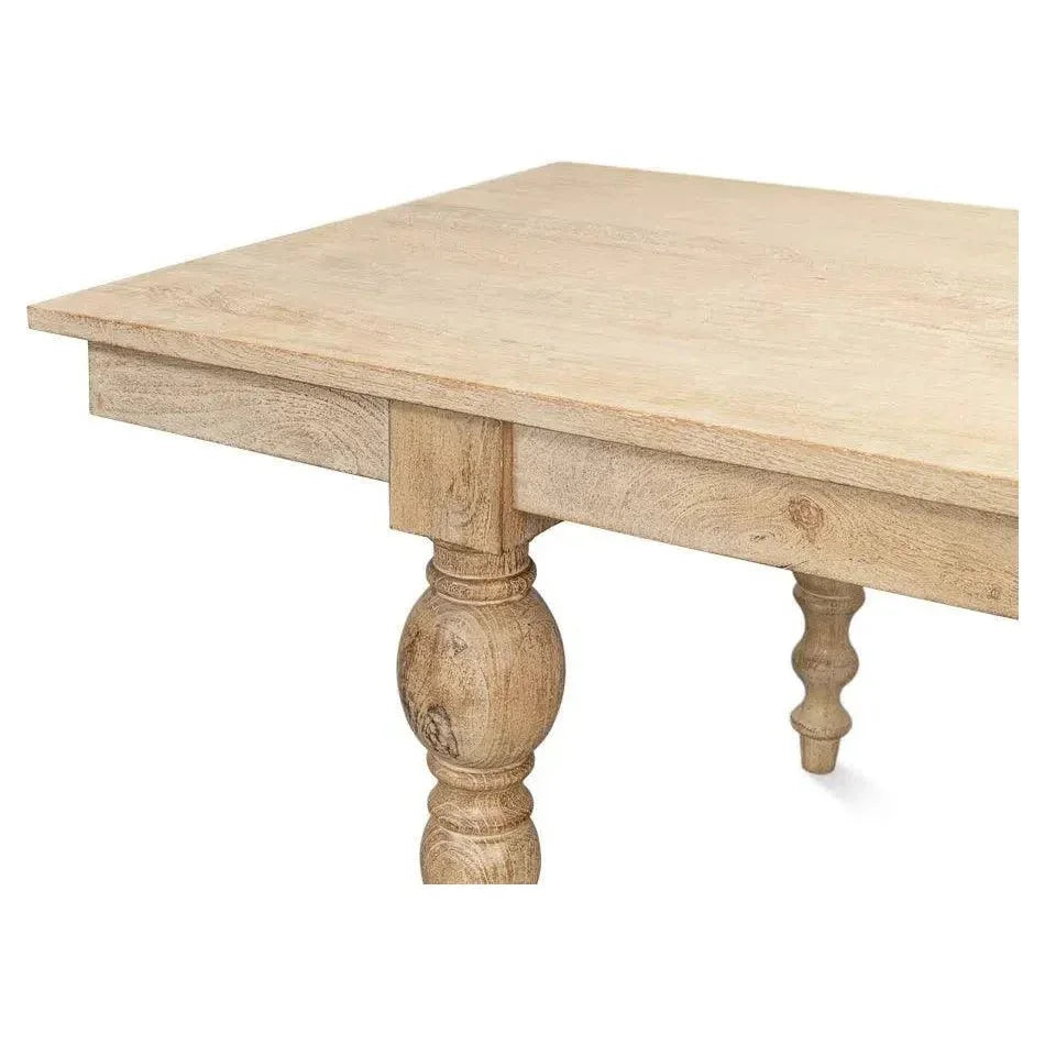 Jocelyn Dining Table Rectangle-Dining Tables-Sarreid-LOOMLAN