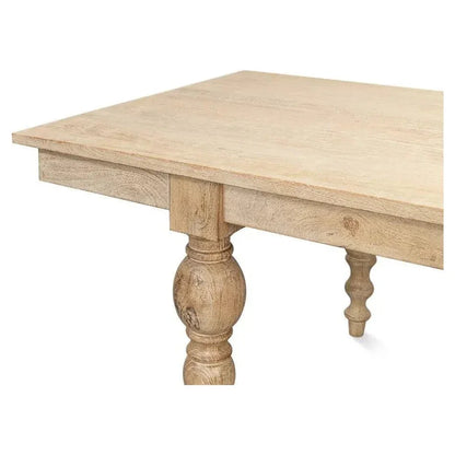 Jocelyn Dining Table Rectangle-Dining Tables-Sarreid-LOOMLAN