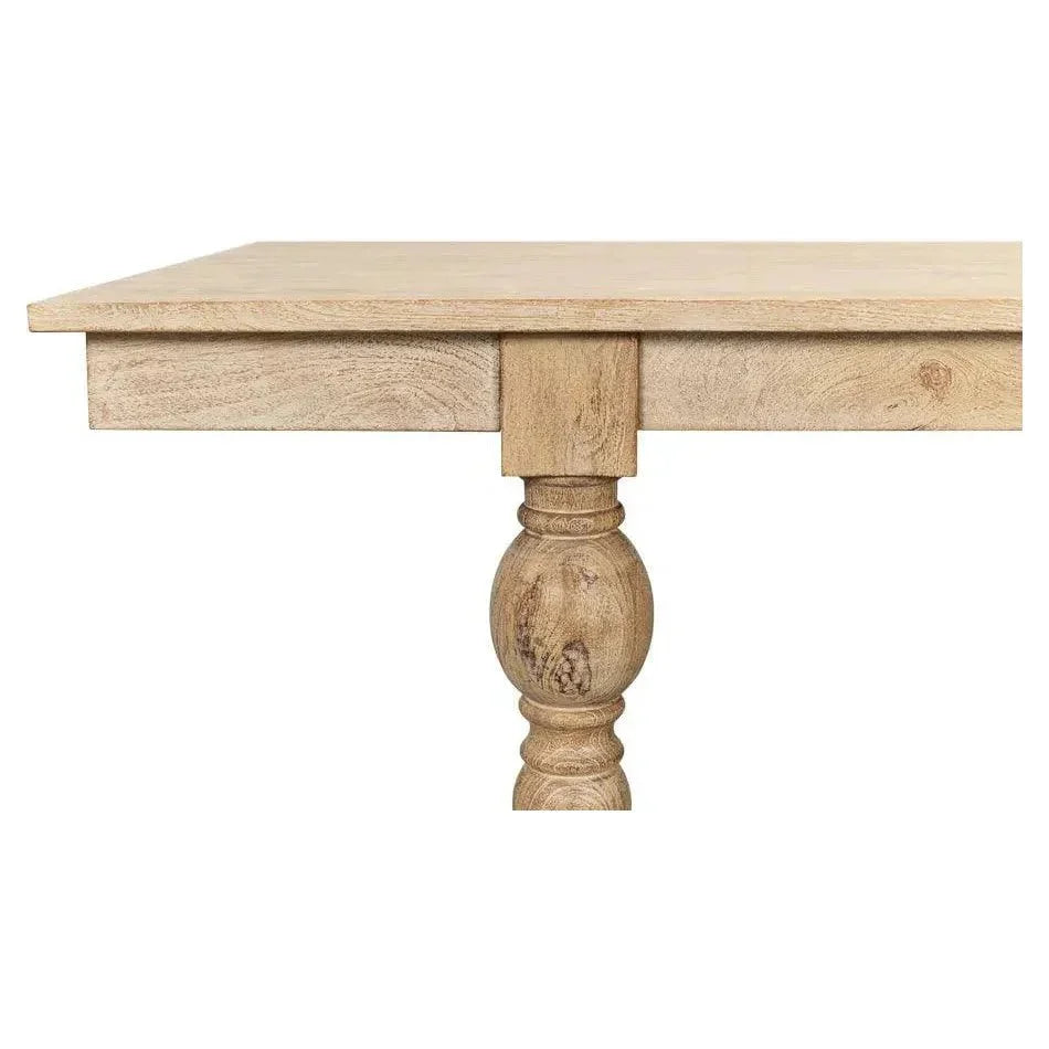 Jocelyn Dining Table Rectangle-Dining Tables-Sarreid-LOOMLAN