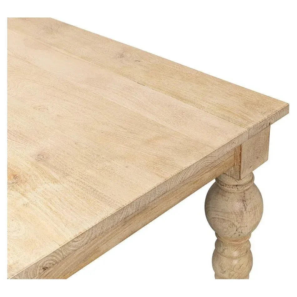 Jocelyn Dining Table Square-Dining Tables-Sarreid-LOOMLAN