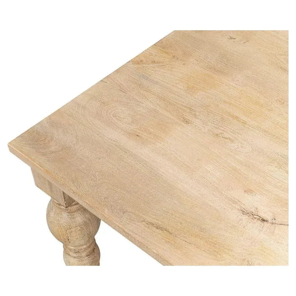 Jocelyn Dining Table Square-Dining Tables-Sarreid-LOOMLAN