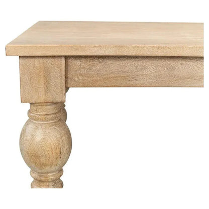 Jocelyn Dining Table Square-Dining Tables-Sarreid-LOOMLAN