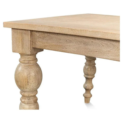 Jocelyn Dining Table Square-Dining Tables-Sarreid-LOOMLAN