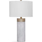 Jocelyn Marble White Table Lamp - LOOMLAN - Bassett Mirror - Table Lamps