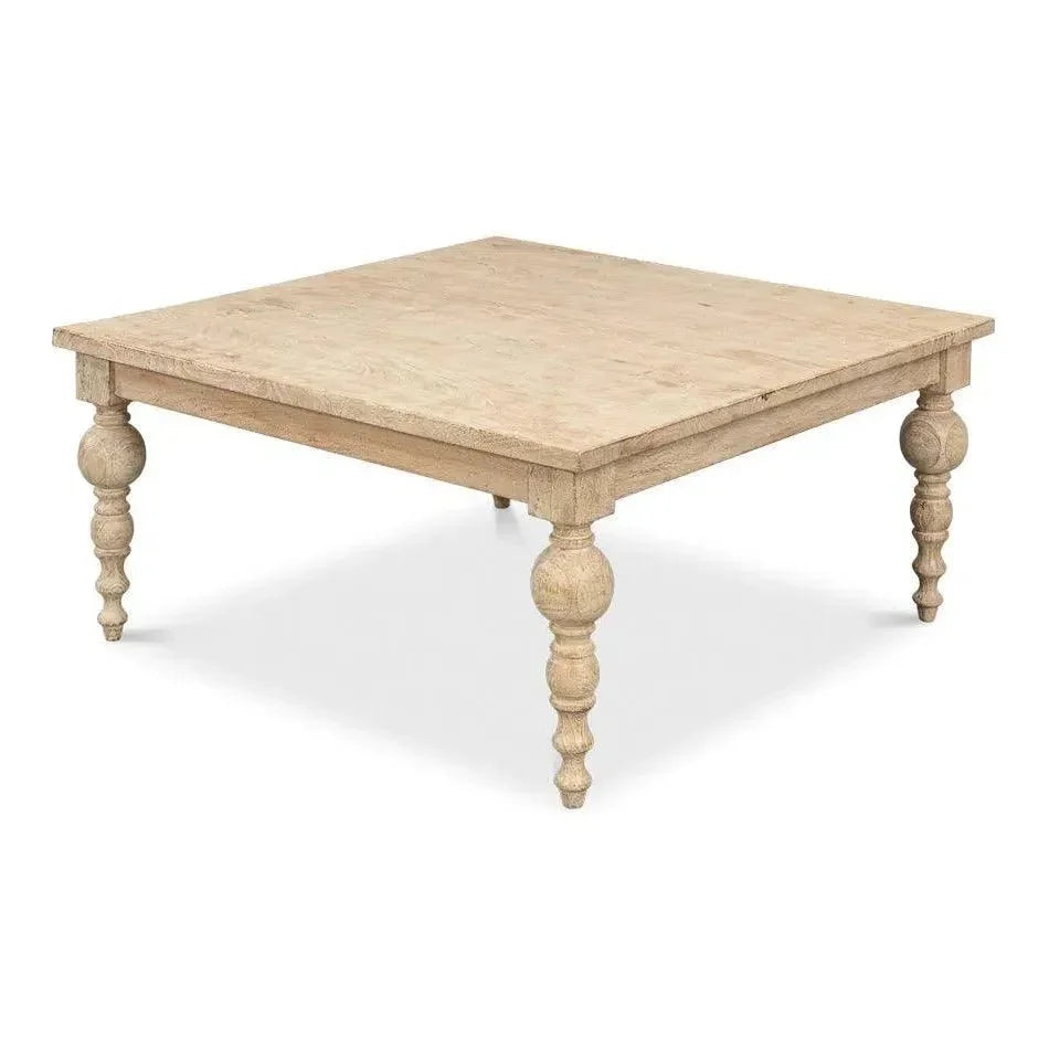 Jocelyn Square Coffee Table - LOOMLAN - Sarreid - Coffee Tables