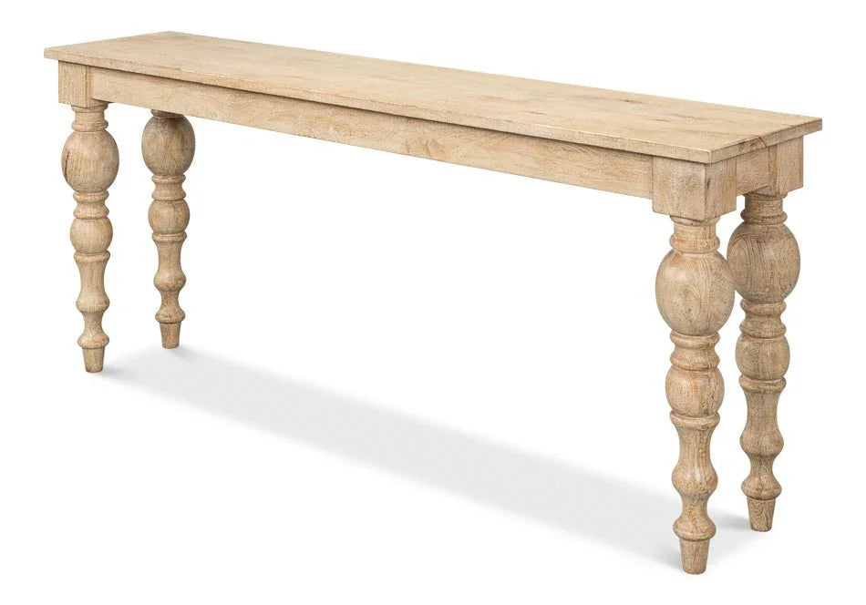Jocelyn Wooden Rectangular Console Table - LOOMLAN - Sarreid - Console Tables
