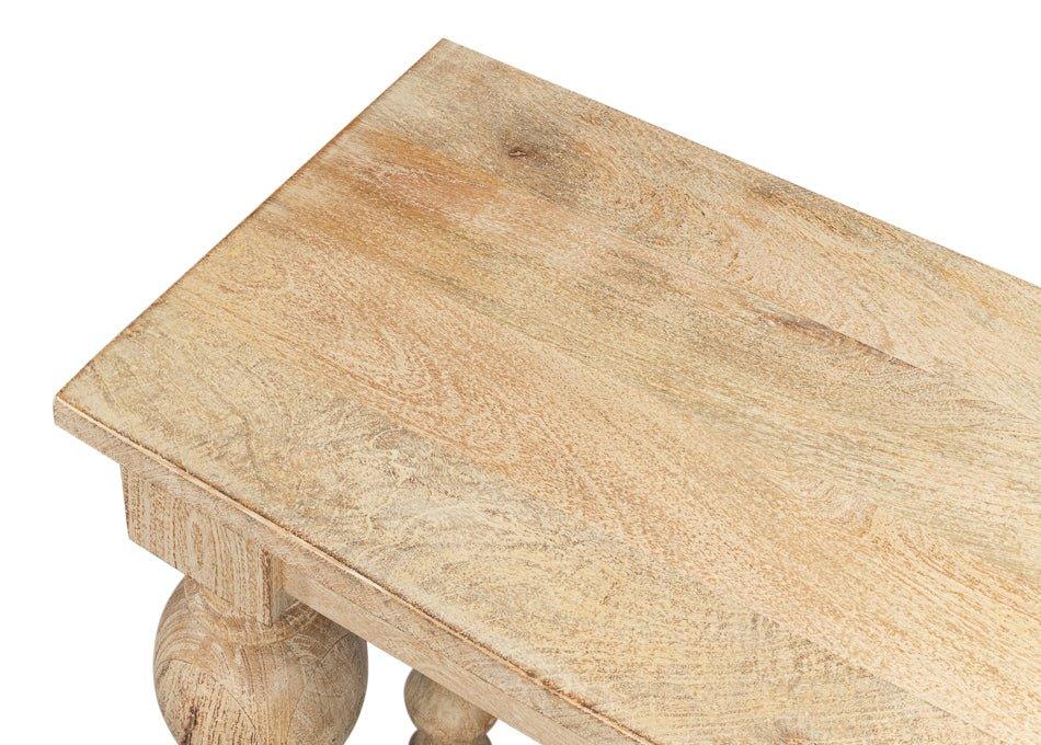 Jocelyn Wooden Rectangular Console Table - LOOMLAN - Sarreid - Console Tables