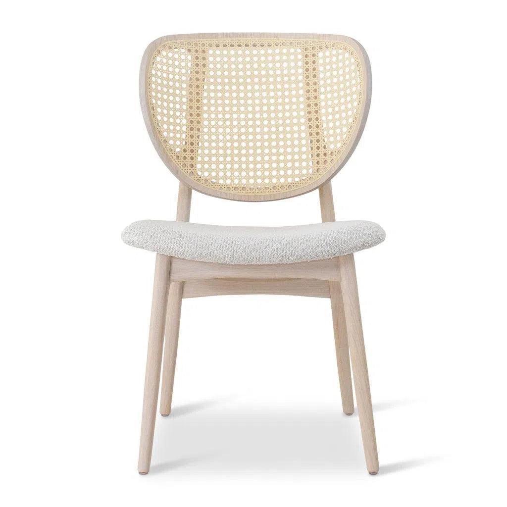 Joelma Boucle Cane Armless Side Chair - LOOMLAN - Urbia - Dining Chairs