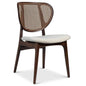 Joelma Boucle Cane Armless Side Chair - LOOMLAN - Urbia - Dining Chairs