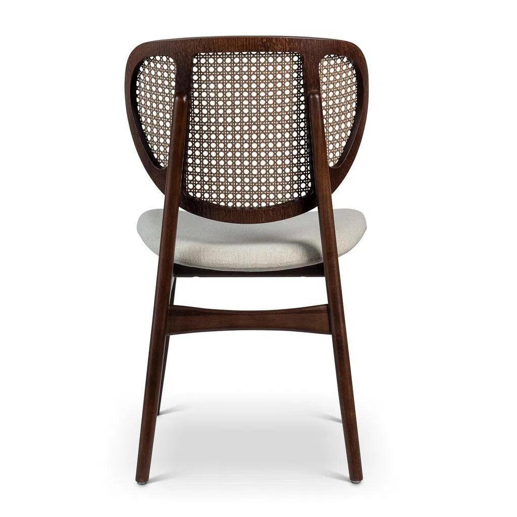 Joelma Boucle Cane Armless Side Chair - LOOMLAN - Urbia - Dining Chairs