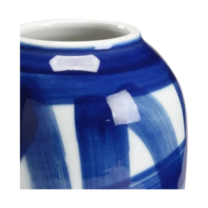 Johnsbury Blue Ceramic Vase - LOOMLAN - Chelsea House - Vases & Jars