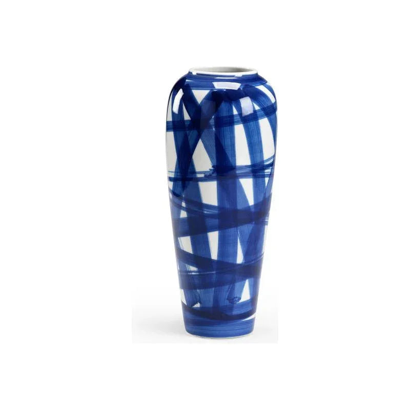 Johnsbury Blue Ceramic Vase - LOOMLAN - Chelsea House - Vases & Jars