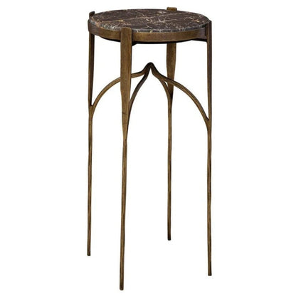 Johnson Marble Top Round Side Table - LOOMLAN - Furniture Classics - Side Tables