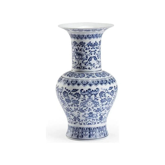 Jomon Blue Ceramic Vase - LOOMLAN - Chelsea House - Vases & Jars