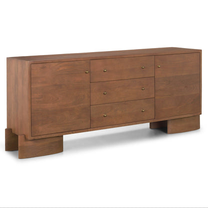 Jonan Three Drawers Wood Sideboard