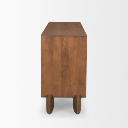 Jonan Three Drawers Wood Sideboard