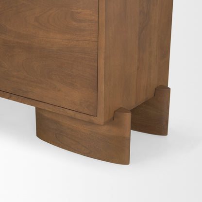 Jonan Three Drawers Wood Sideboard