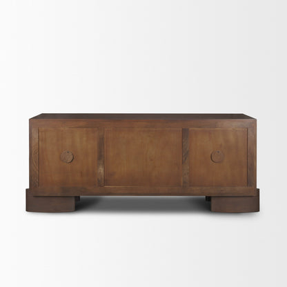 Jonan Three Drawers Wood Sideboard