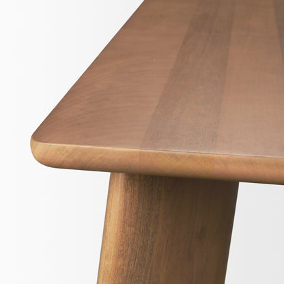 Jonan Wooden Rectangular Dining Table-Dining Tables-Mercana-LOOMLAN
