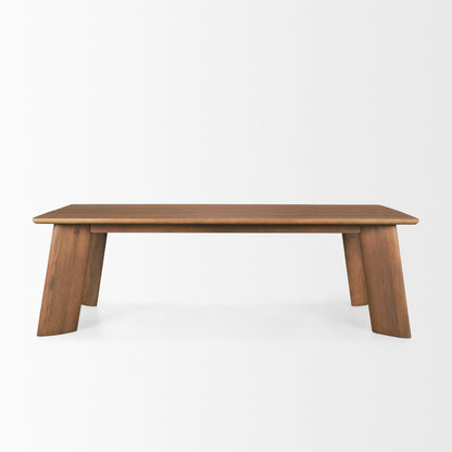 Jonan Wooden Rectangular Dining Table-Dining Tables-Mercana-LOOMLAN