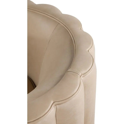 Jones Luxurious Leather Swivel Chair - LOOMLAN - Olivia + Quinn - Club Chairs
