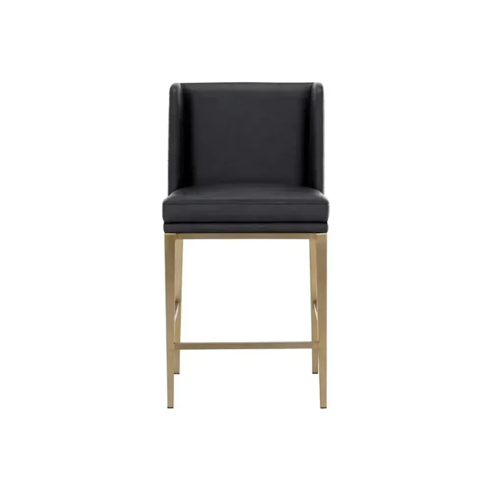 Joplin Leather Counter Stool - LOOMLAN - SUNPAN - Counter Stools