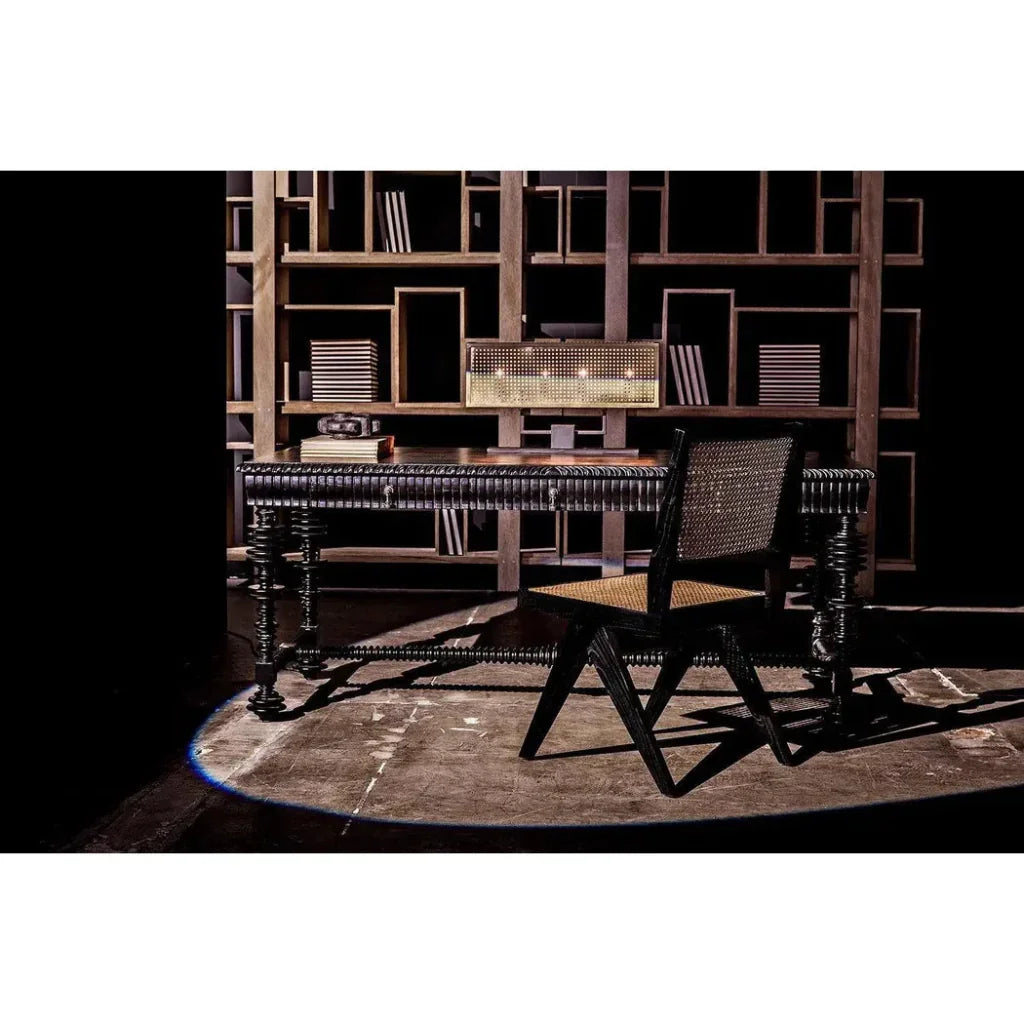 Joseph Side Chair, Charcoal Black - LOOMLAN - Noir - Dining Chairs