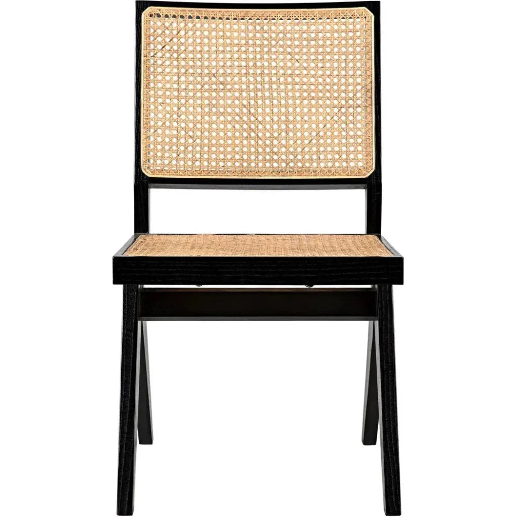 Joseph Side Chair, Charcoal Black - LOOMLAN - Noir - Dining Chairs
