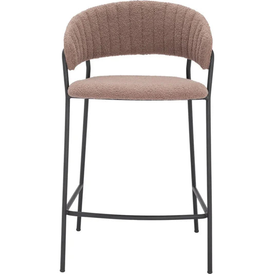 Josephine Counter Stool (Set of 2) Brown - LOOMLAN - Zuo Modern - Counter Stools