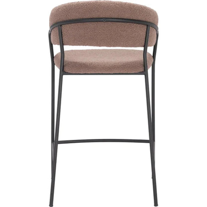 Josephine Counter Stool (Set of 2) Brown - LOOMLAN - Zuo Modern - Counter Stools