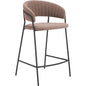 Josephine Counter Stool (Set of 2) Brown - LOOMLAN - Zuo Modern - Counter Stools