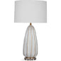 Josephine Ceramic & Crystal White Table Lamp - LOOMLAN - Bassett Mirror - Table Lamps