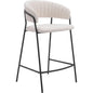 Josephine Counter Stool (Set of 2) Cream - LOOMLAN - Zuo Modern - Counter Stools