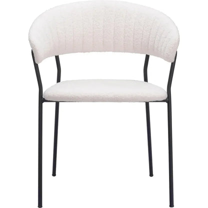 Josephine Performance Fabric Dining Chair 2PC - LOOMLAN - Zuo Modern - Dining Chairs