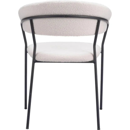 Josephine Performance Fabric Dining Chair 2PC - LOOMLAN - Zuo Modern - Dining Chairs