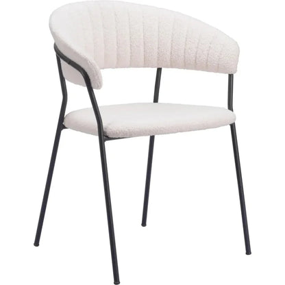Josephine Performance Fabric Dining Chair 2PC - LOOMLAN - Zuo Modern - Dining Chairs