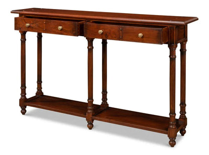 Josephson Wooden Rectangular Console Table - LOOMLAN - Sarreid - Console Tables