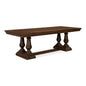 Joshua Pedestal Dining Table-Dining Tables-Sarreid-LOOMLAN