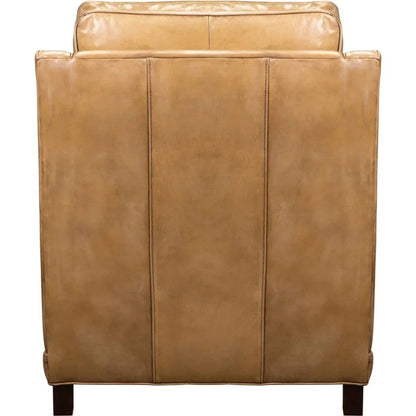 Josie Leather In Bedford Branston Chair - LOOMLAN - Olivia + Quinn - Club Chairs