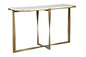 Josie Marble Top Rectangular Console Table - LOOMLAN - Furniture Classics - Console Tables