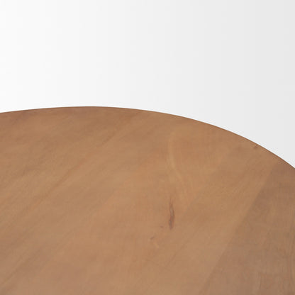Jovani Wooden Oval Dining Table-Dining Tables-Mercana-LOOMLAN