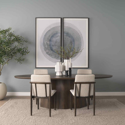 Jovani Wooden Oval Dining Table-Dining Tables-Mercana-LOOMLAN