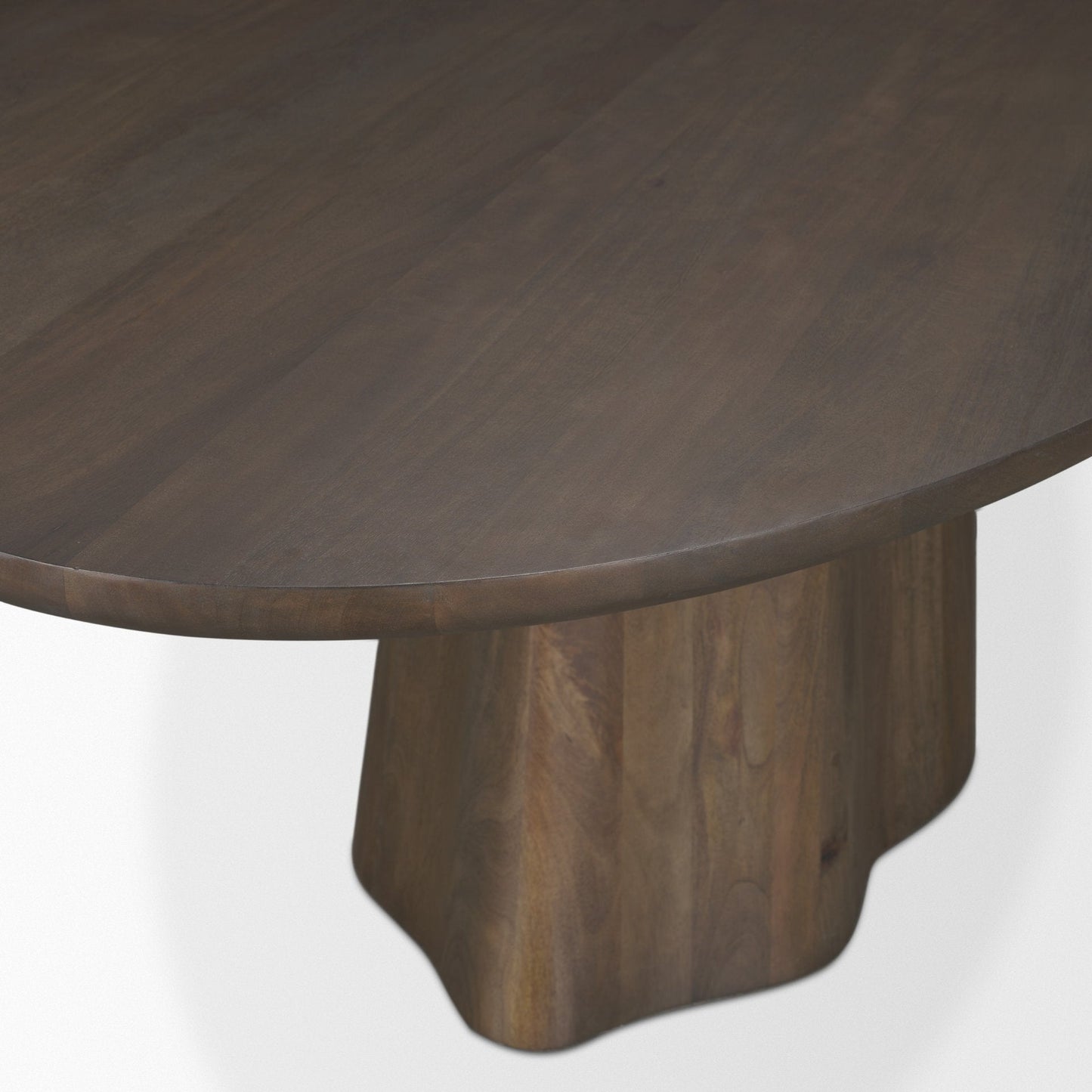 Jovani Wooden Oval Dining Table-Dining Tables-Mercana-LOOMLAN