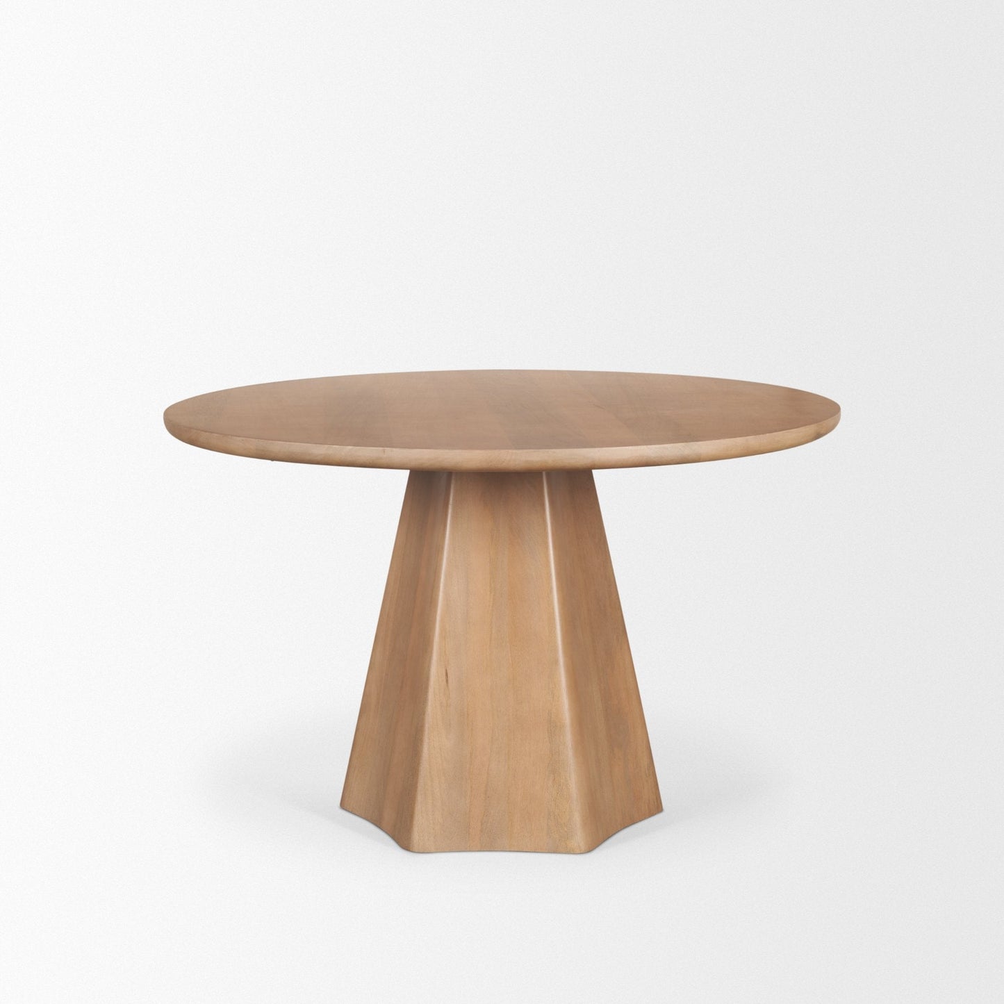 Jovani Wooden Round Dining Table-Dining Tables-Mercana-LOOMLAN