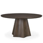 Jovani Wooden Round Dining Table-Dining Tables-Mercana-Dark Brown-Large-LOOMLAN