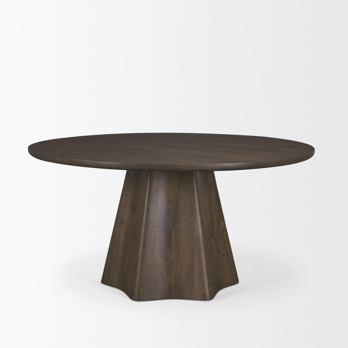 Jovani Wooden Round Dining Table-Dining Tables-Mercana-LOOMLAN
