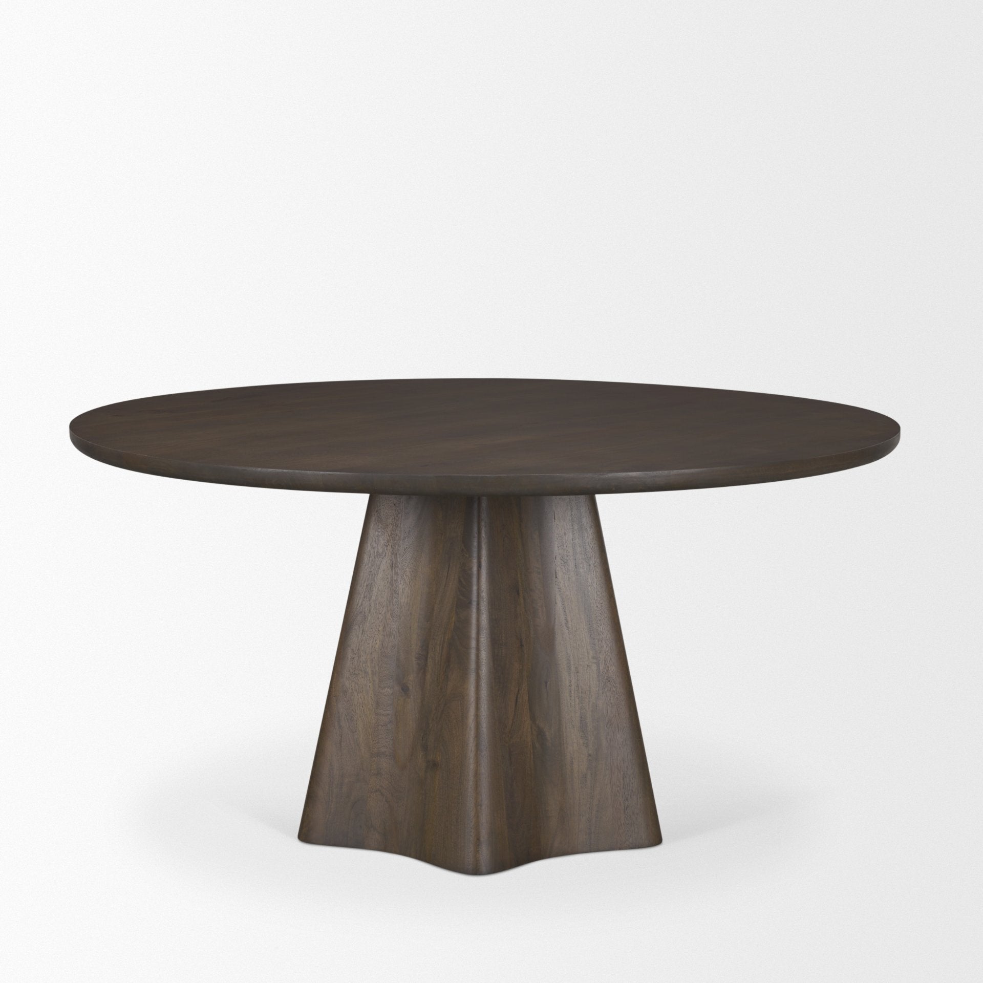 Jovani Wooden Round Dining Table-Dining Tables-Mercana-LOOMLAN