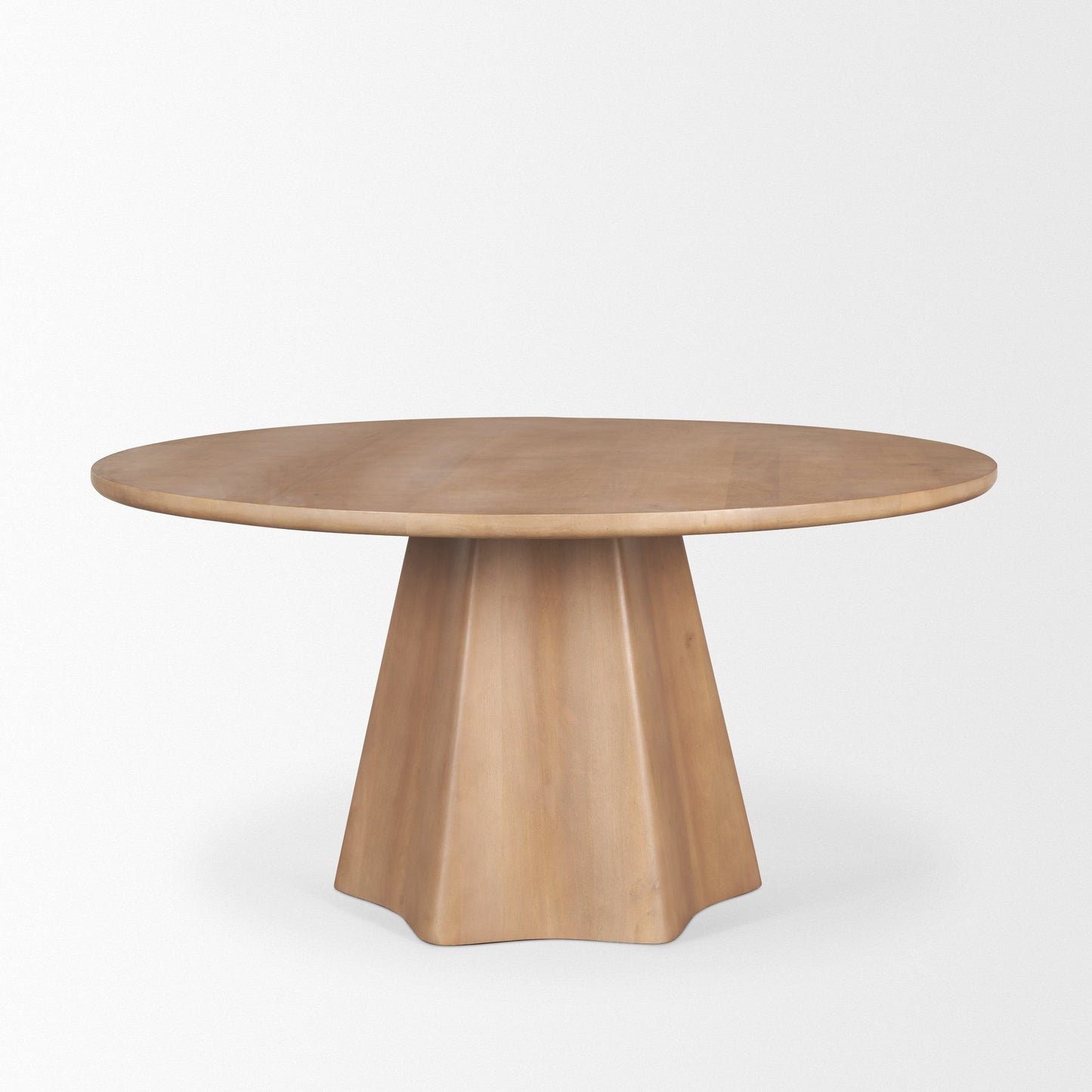 Jovani Wooden Round Dining Table-Dining Tables-Mercana-LOOMLAN