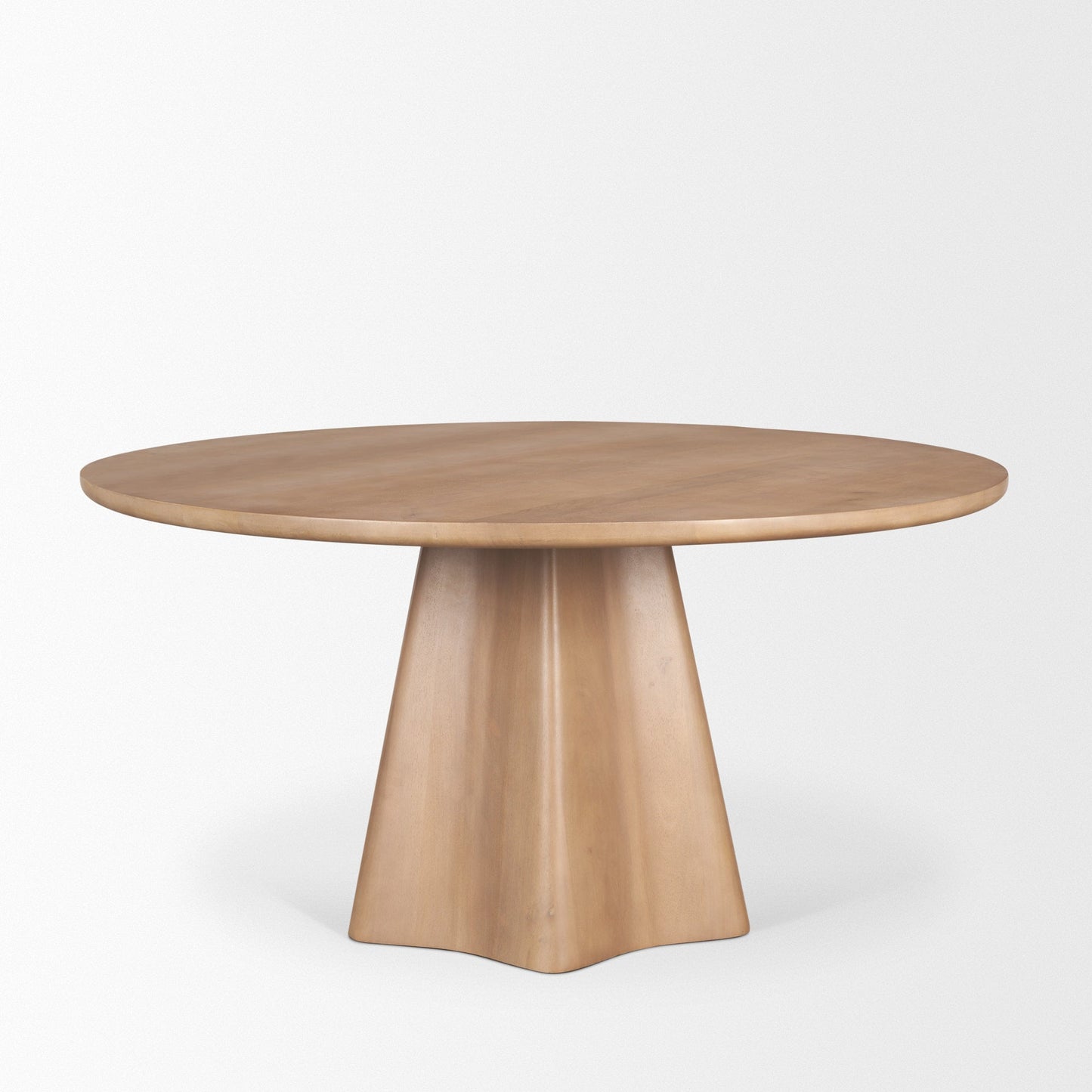 Jovani Wooden Round Dining Table-Dining Tables-Mercana-LOOMLAN