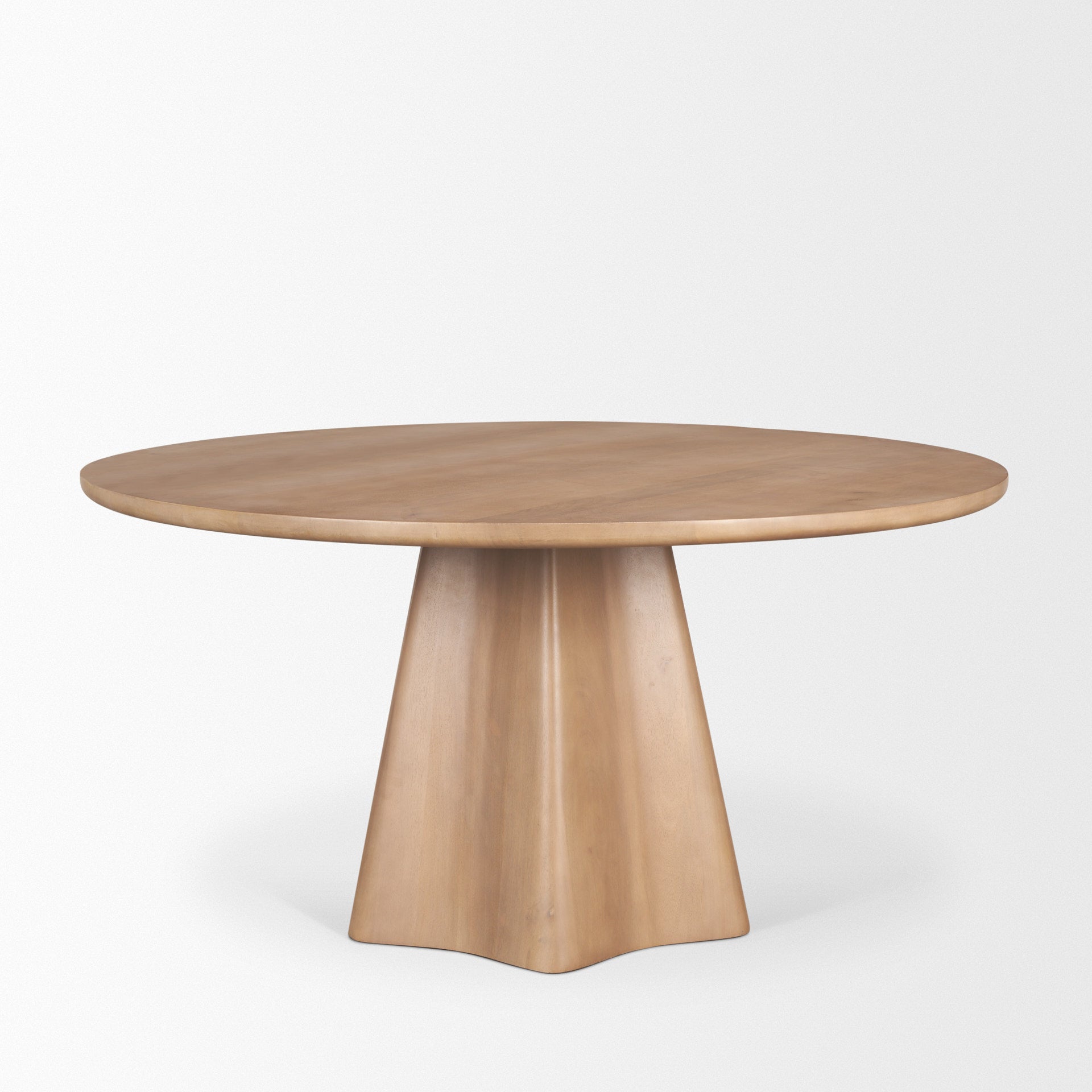 Jovani Wooden Round Dining Table-Dining Tables-Mercana-LOOMLAN